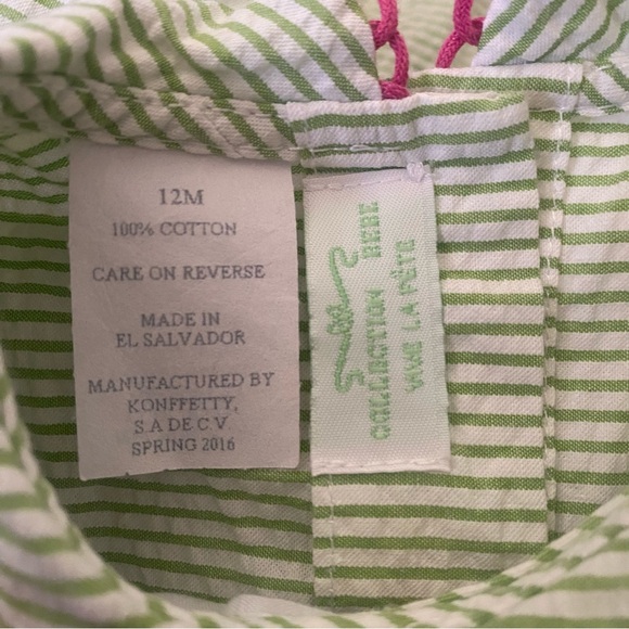 Vive la Fete smocked Bunny with Peter Pan Collar Formal Dress - Picture 7 of 7